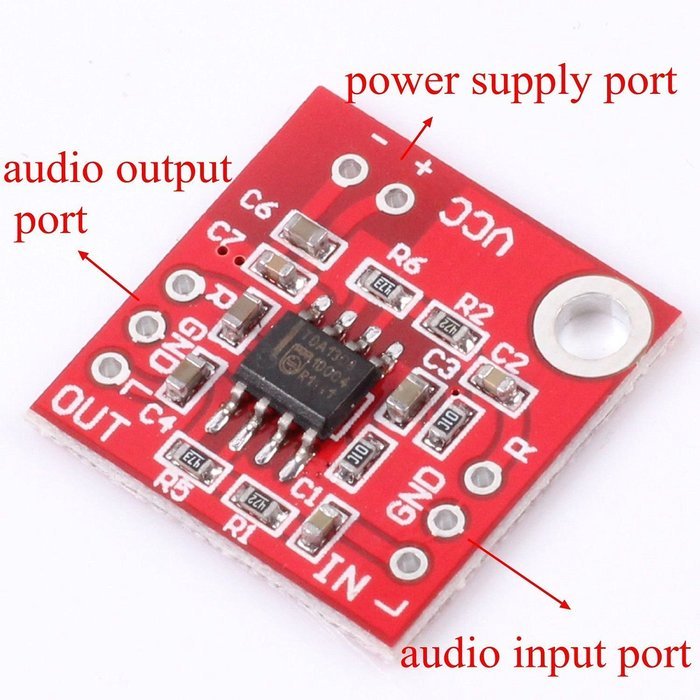 Icstation TDA1308 Earphone Headphone Stereo Audio Amplifier Board Preamplifier (Pack of 2) N3