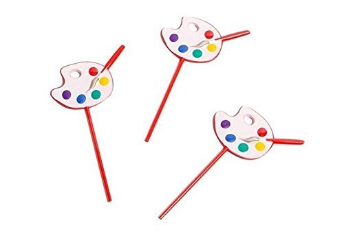 Fun Express Artist Party Cupcake Food Picks - 25 Pieces N2