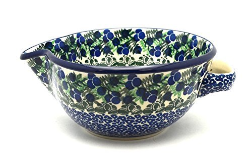 Polish Pottery Batter Bowl - Huckleberry