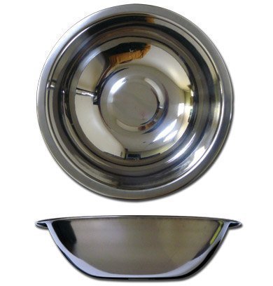 9 1/2 Inch Stainless Steel Mixing Bowl with 1/2 Inch Rim