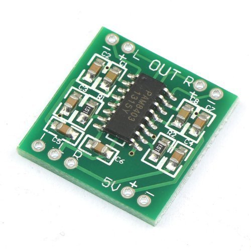RioRand Mini 5V Audio Digital Amplifier Board 2 Channel Stereo Amp 3W+3W