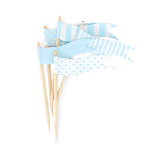 Paper Eskimo 25-Pack Super Stars Cupcake Toppers N4