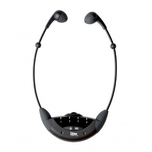 Listen Technologies LR-42 IR Stethoscope 4-Channel Receiver Auto shut-off feature