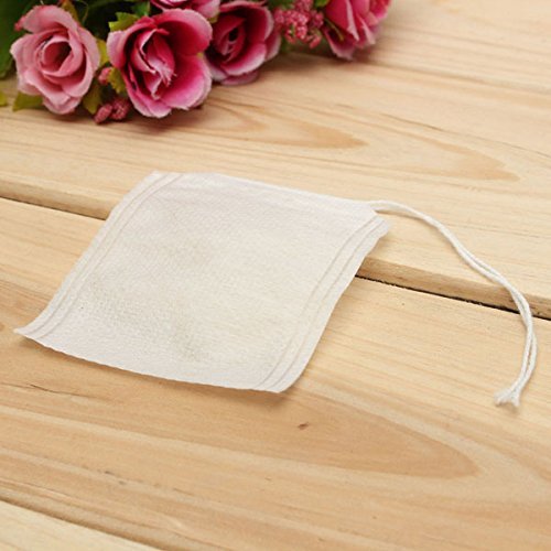 "100Pcs Non-woven Fabric String Seal Tea Bag Filter Empty" shopping N5