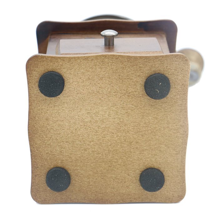 Sanvey Hand Crank Wooden Manual Coffee Grinder Mill Ceramic Burr Grinder Manual N6