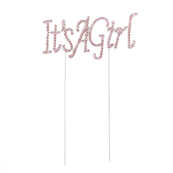Baby Shower Cake Topper Party Supplies Decoration, Small (It's a Girl) N5