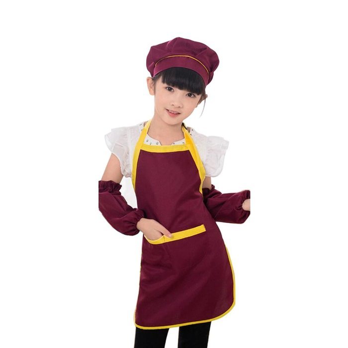 Generic Children's Artists Aprons - Kitchen, Classroom, Community Event, Crafts & Art Painting Activity (M, blue) N14