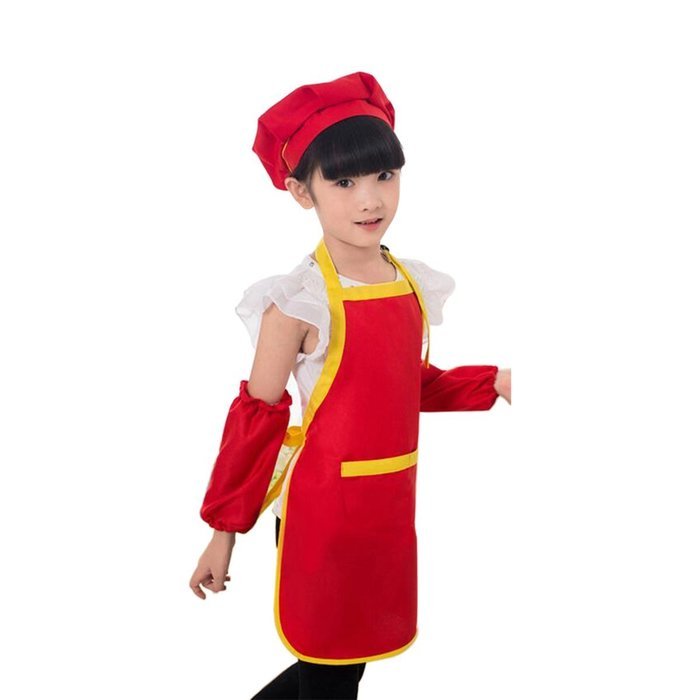Generic Children's Artists Aprons - Kitchen, Classroom, Community Event, Crafts & Art Painting Activity (M, blue) N15