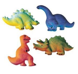 BundleOfBeauty Item#33985- Dinosaur Edible Sugar Cupcake & Cake Decoration Topper-Pack of 16