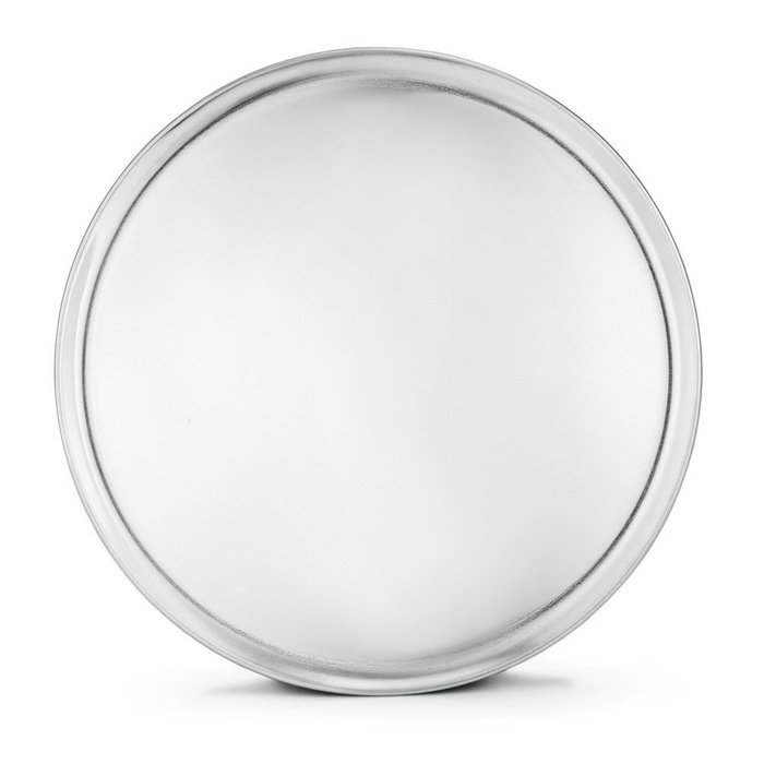 New Star 51025 Aluminum Coupe Style Pizza Tray Pizza Pan, 12-Inch, Set of 6