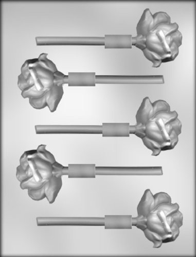 CK Products 2-1/8-Inch Rose Sucker Chocolate Mold