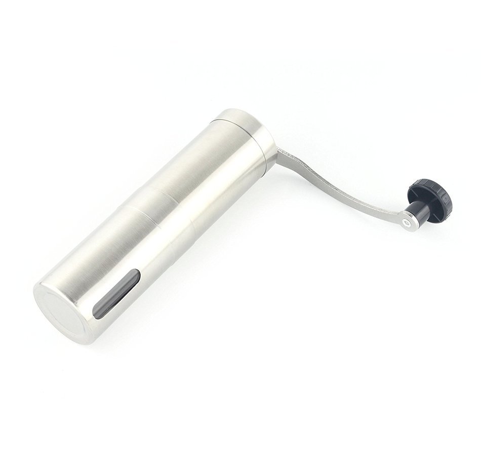Samyo Portable Stainless Steel Manual Adjustable Ceramic Burr Coffee Grinder Hand Crank Coffee Bean Mill N7