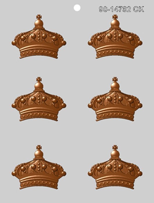 CK Products 2-1/2-Inch Crown Chocolate Mold N2