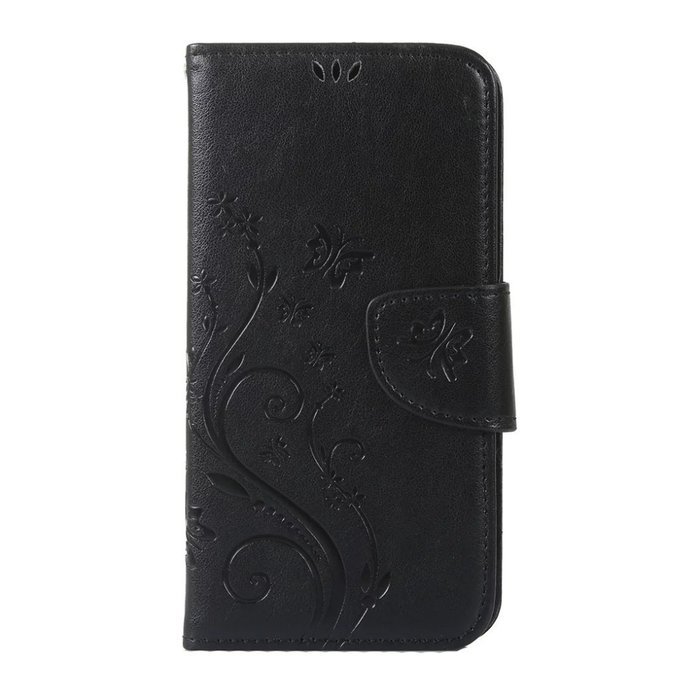 iPhone 7 Plus Case,iPhone 7 Plus Case(5.5") -Aroko Wallet Embossed Flower PU Leather Case with Card Holders &... N35