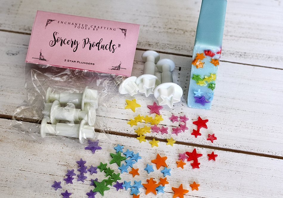 Sorcery Products 31 piece 7 Sets Fondant Heart Flower Cake Sugarcraft Cookie Mould Icing Plunger Cutter Tool Decorating... N4