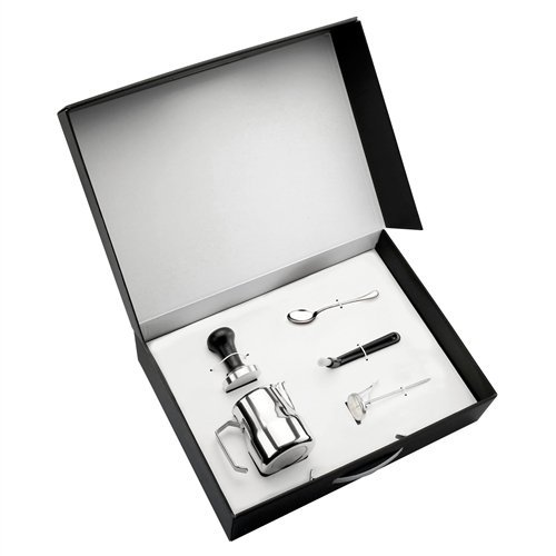 Motta Professional 7520 5-Piece Barista Kit With Europa Pitcher & Heavy Weight Tamper N3