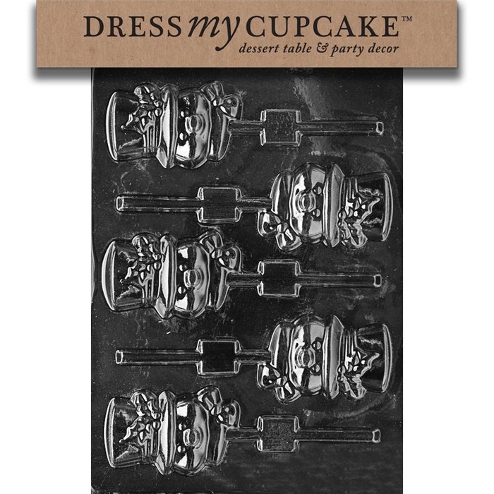 Dress My Cupcake DMCC197 Chocolate Candy Mold, Bow Package, Christmas N62