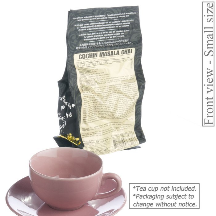 Metropolitan Tea 60 Count Classic Teabags, Cochin Masala Chai N4