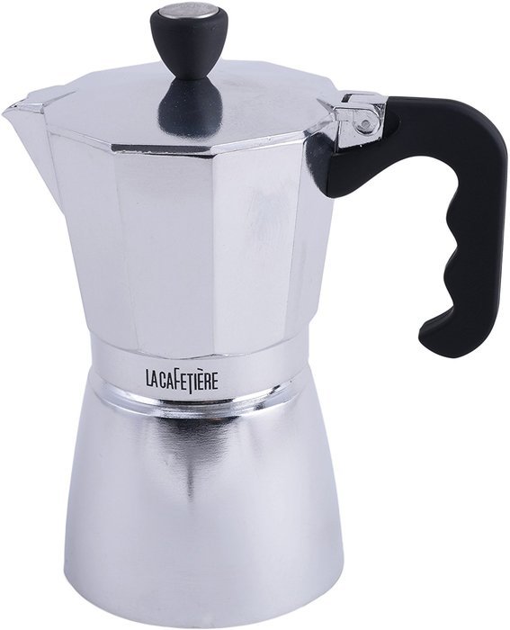 La Cafetiere 6-Cup Stovetop Espresso Maker (Classic Polished)