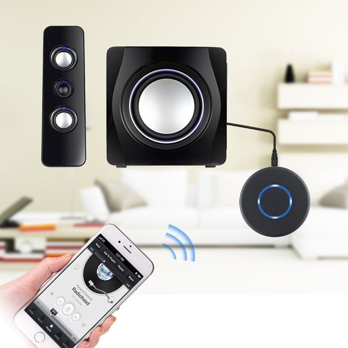TPE Mini Wireless Bluetooth 4.1 Music Receiver A2DP Wireless Adapter for Car Stereo and Home Stereo Systerm N6