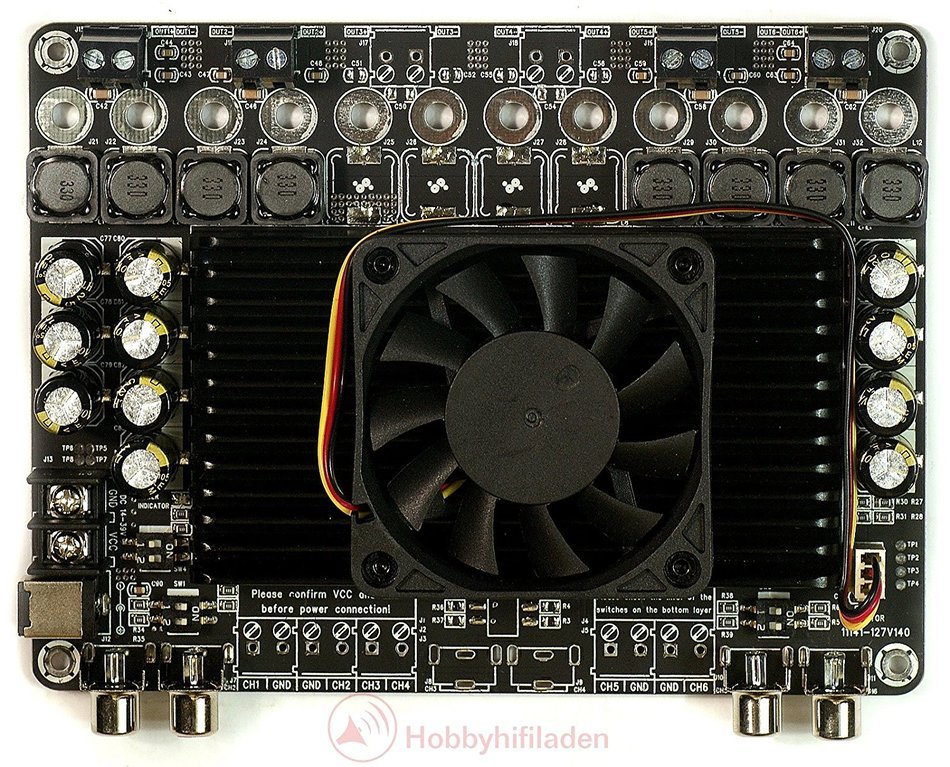Sure Electronics 4 X 100W 6 Ohm Class D Audio Amplifier Board - TDA7498