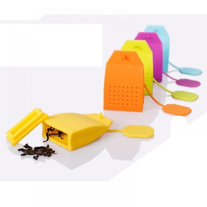 GOOTRADES Bag Style Silicone Tea Strainer Herbal Spice Infuser Filter Diffuser (pack of 2) N4