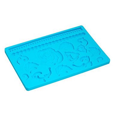 Y&XL&H Rose Flower Pattern Silicone Heat Insulated Mat N3