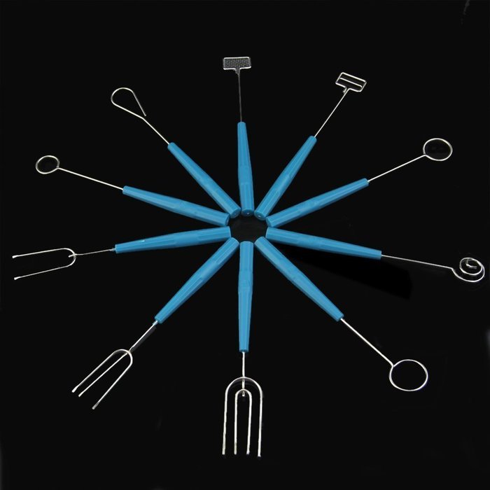 Farmunion 10pcs Chocolate Dipping Fork Cake Fondue Fountain Decorating Tool DIY 1 Set New N3