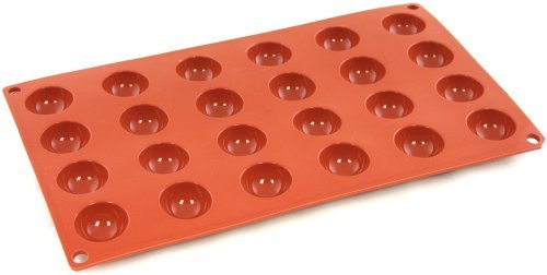 World Cuisine Non-Stick Silicone Mold, Hemisphere, Mini N2