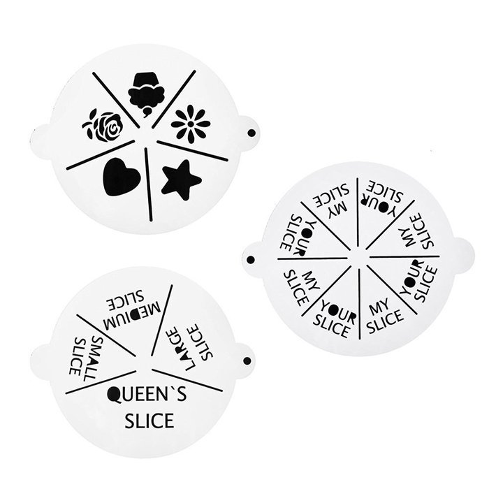 DECORA 16 Pieces Cake Cappuccino Coffee Barista Stencils Templates Strew Pad N35