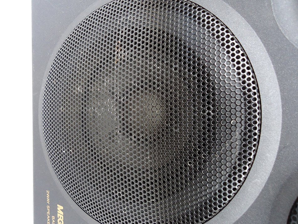Sony Bookshelf Speakers 2 Way With Mega Bass Vintage Boombox Radio Stereo Speakers Pair