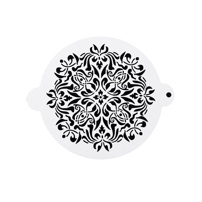 DECORA 16 Pieces Cake Cappuccino Coffee Barista Stencils Templates Strew Pad N39