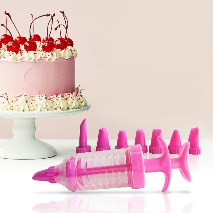 Cake Decorating Kit - Set of 9 Icing Tips for Baking Supplies - Perfect for Kids and Beginners N4
