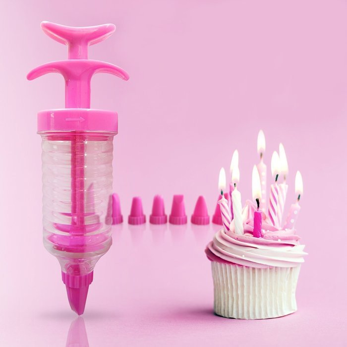 Cake Decorating Kit - Set of 9 Icing Tips for Baking Supplies - Perfect for Kids and Beginners N5