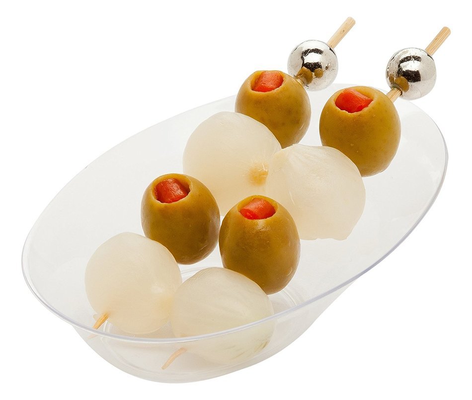 Ellipse Dish Clear 100 count box
