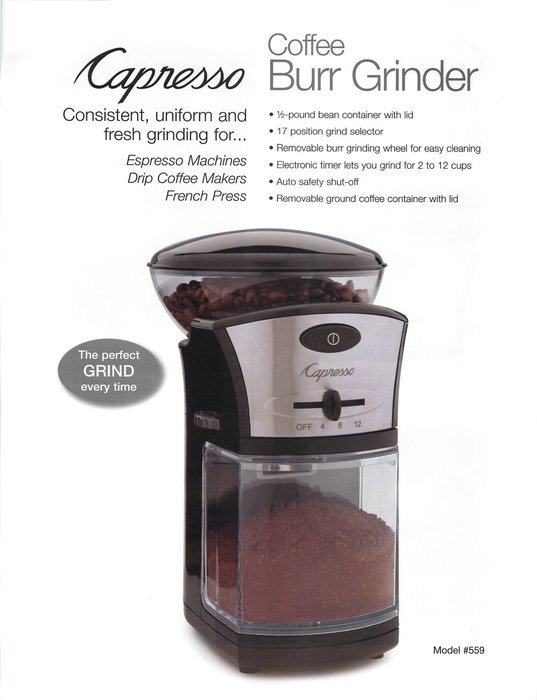 Capresso Coffee Burr Grinder N5