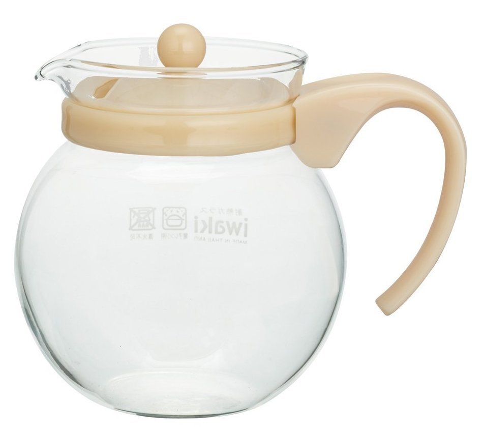iwaki jumping beige teapot 640ml K894-BE (japan import)