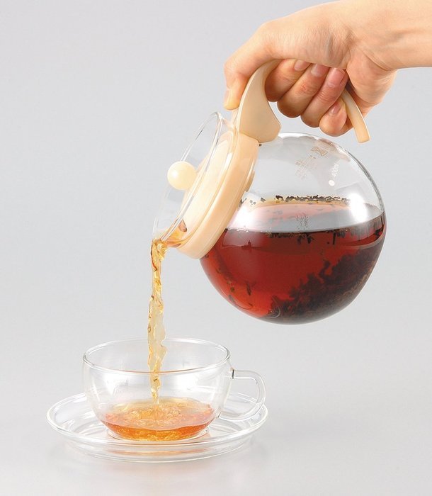 iwaki jumping beige teapot 640ml K894-BE (japan import) N2
