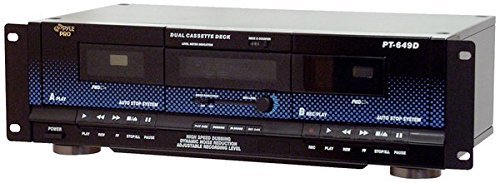Pyle Home PT649D Dual Cassette Deck