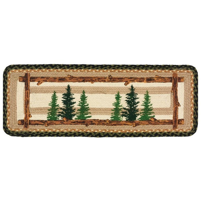 Forest Pines Braided Table Runner