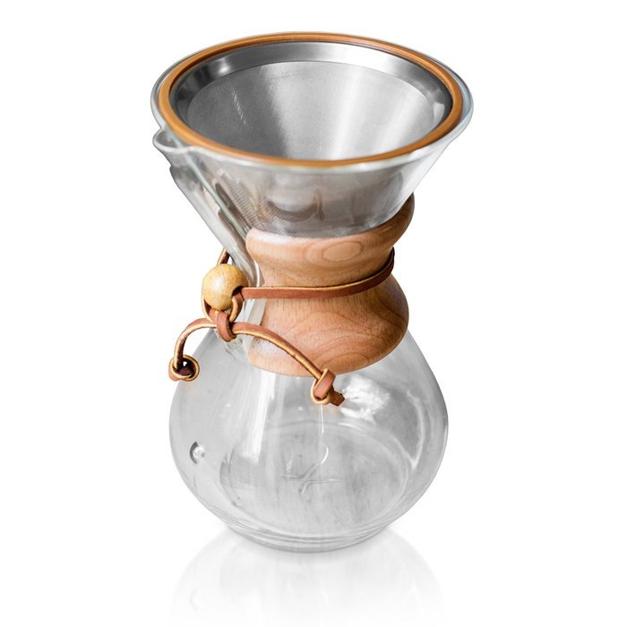 Pour Over Coffee Filter - Reusable Drip Coffee Filter for Chemex, Hario V60 and other Coffee Makers N4
