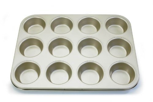 Ceramic Coated Carbon Steel 12 Cup Muffin Pan - Non-Stick N2