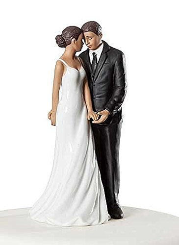 "Wedding Bliss" African American Wedding Cake Topper