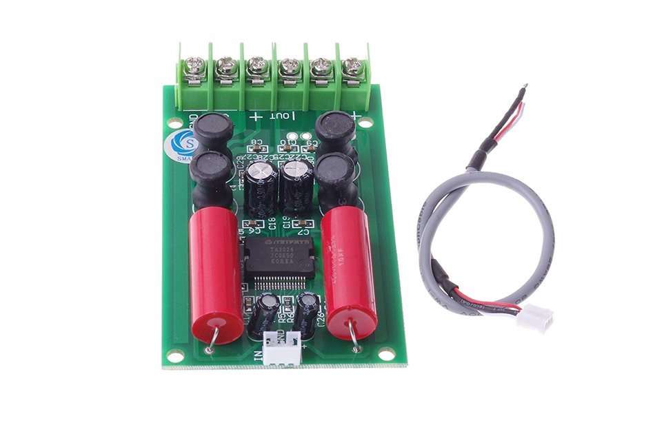 SMAKN&reg; Fully Finished Tested PCB Power Amplifier Board 12V 2x15W MKll TA2024 N5