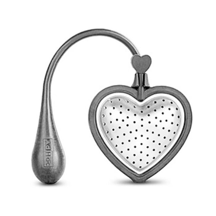 AdHoc Stainless Steel & Silicone Floating Tea Heart Tea Infuser