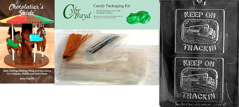 Cybrtrayd J094 Train Greeting Card Jobs Chocolate Candy Mold N5