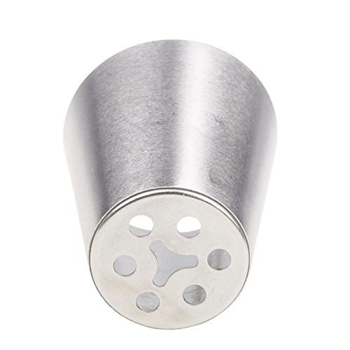 Cake Decorating Piping Tips 15 Pcs Stainless Steel Russian Tulip Icing Piping Kit Nozzles Cake Decoration Tips... N10