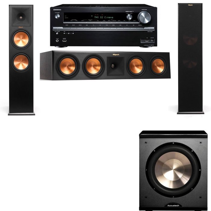 Klipsch RP-280F Tower Speakers-RP-450C-PL-200-3.1-Pioneer Elite SC-85