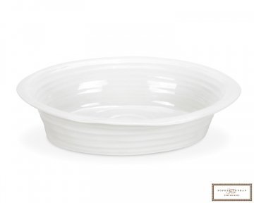 Portmeirion Sophie Conran White Oval Pie Dish 29.5