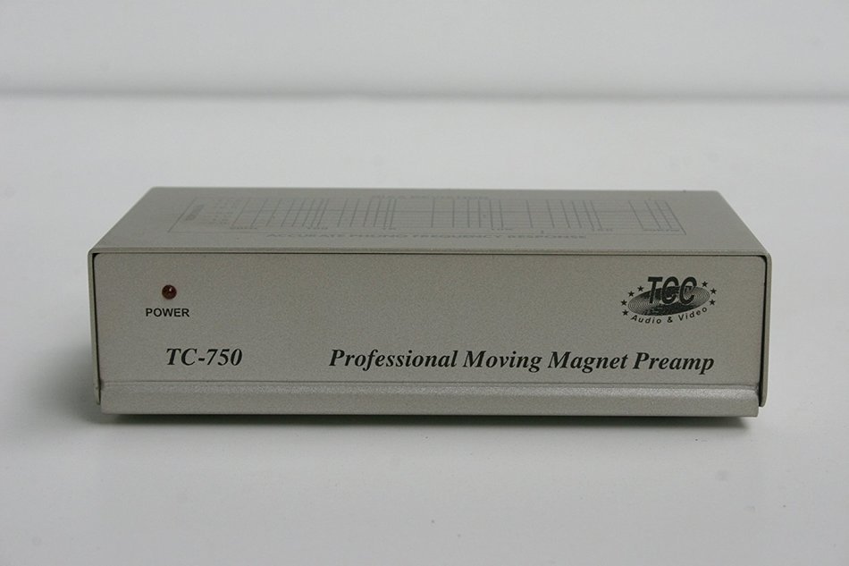 TCC TC-750 SILVER Audiophile Phono Preamp, Pre-amp (Preamplifier)